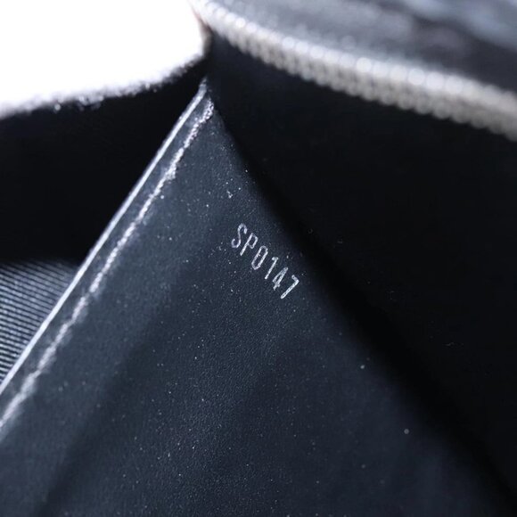 LOUIS VUITTON Monogram Eclipse Pochette Voyage MM Clutch Bag M61692 Auth 101256 - Picture 11 of 16